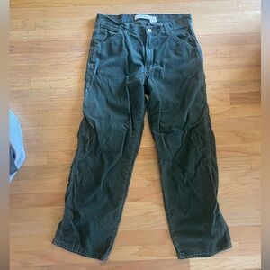 GAP Carpenter Green Corduroy 100% cotton pants waist 36 length 32